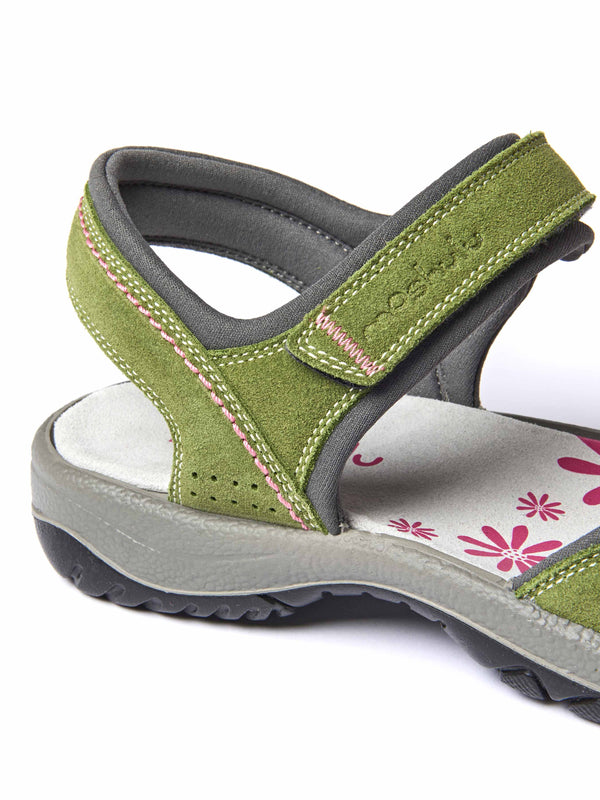 AVON LICHEN GREEN SUEDE