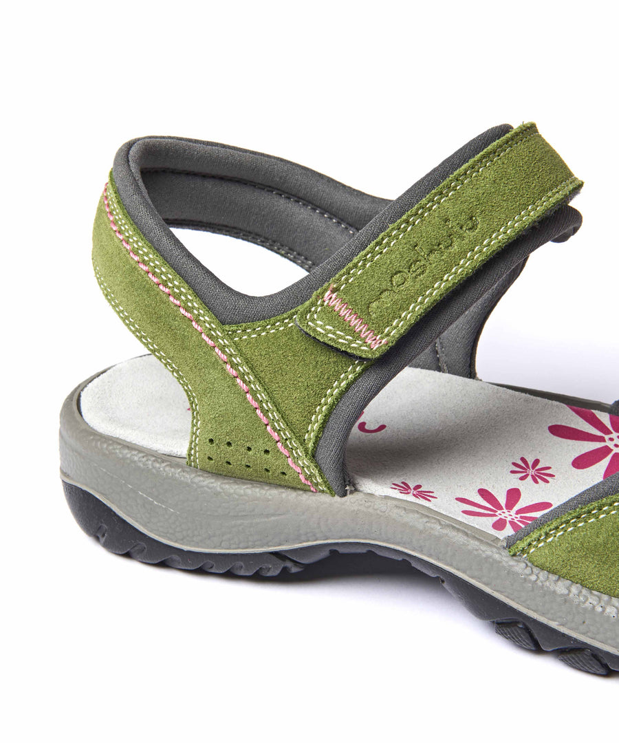 AVON LICHEN GREEN SUEDE