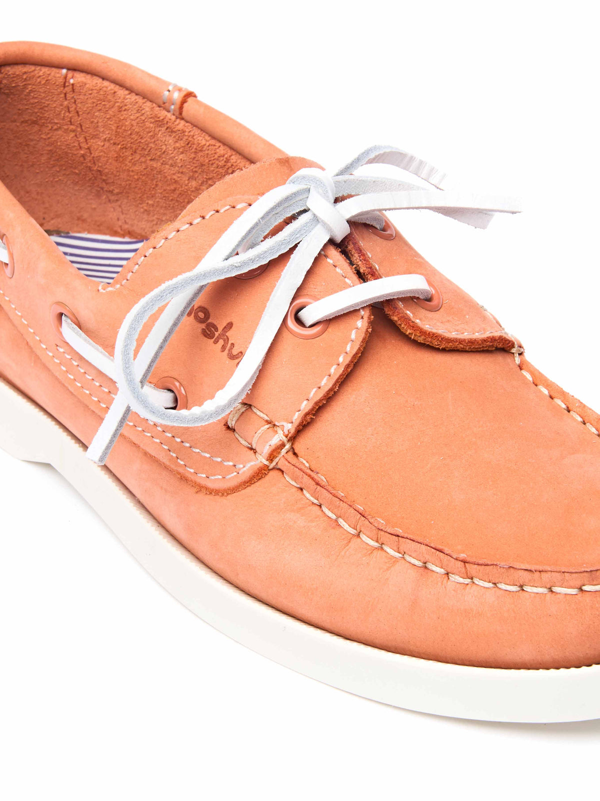 SALCOMBE 3 PAPAYA NUBUCK