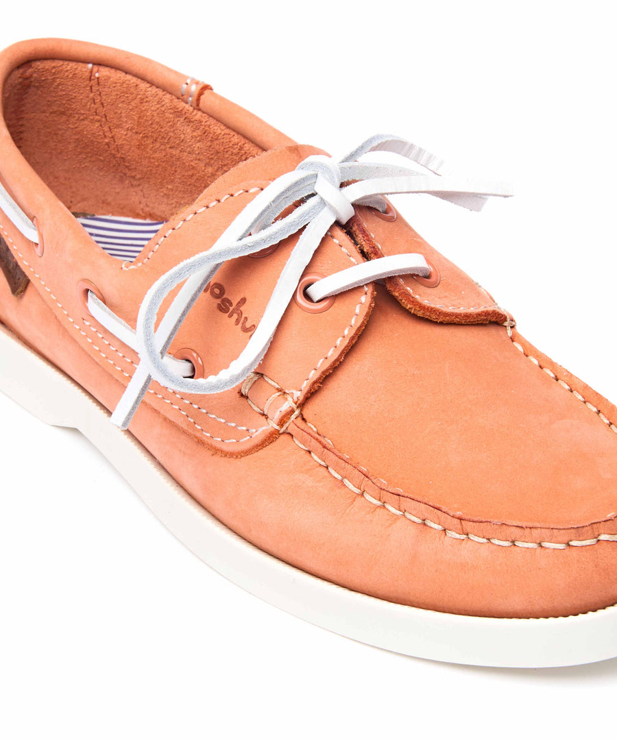 SALCOMBE 3 PAPAYA NUBUCK