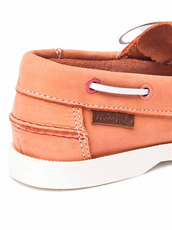 SALCOMBE 3 PAPAYA NUBUCK