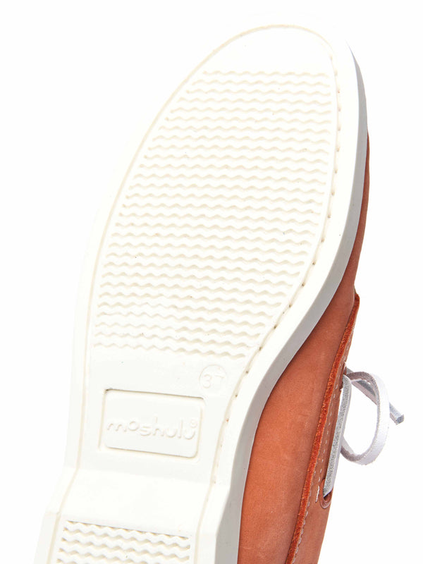 SALCOMBE 3 PAPAYA NUBUCK