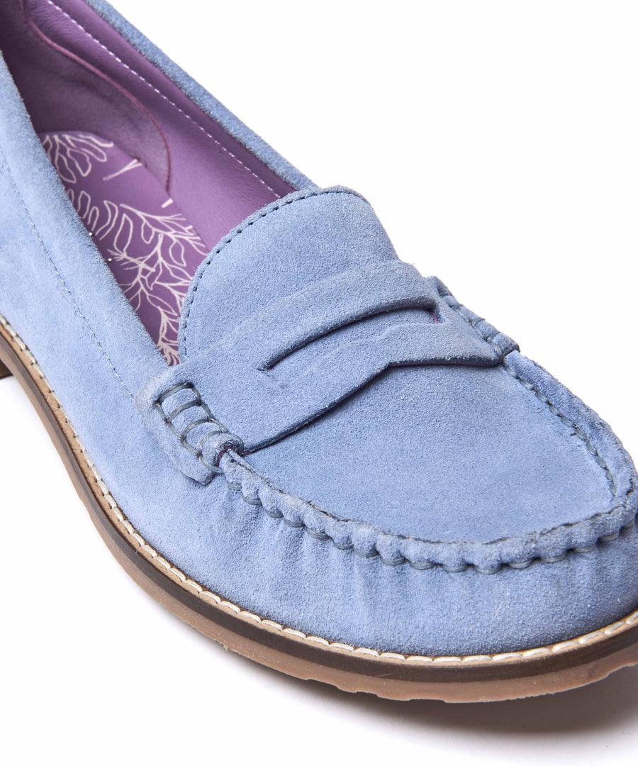 PETREL SUEDE CORNFLOWER BLUE