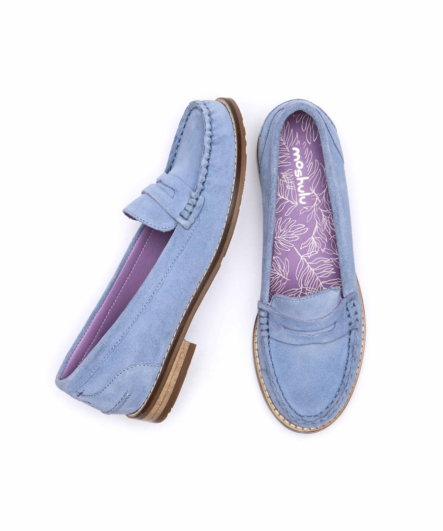 PETREL SUEDE CORNFLOWER BLUE