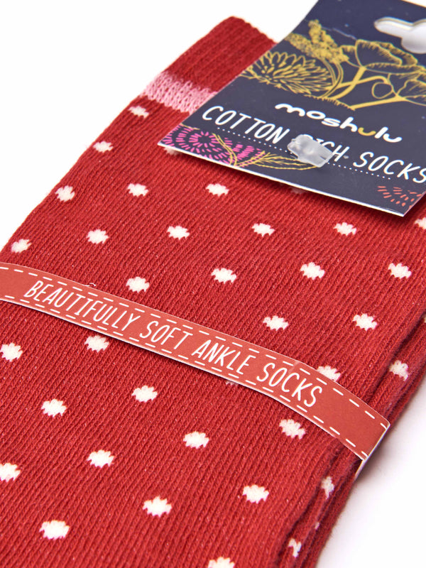 Multi CHRISTMAS SOCK BOX FOR HER - CHRISTMAS SOCK BOX FOR HER TREE LIPSTICK RED SPOT
