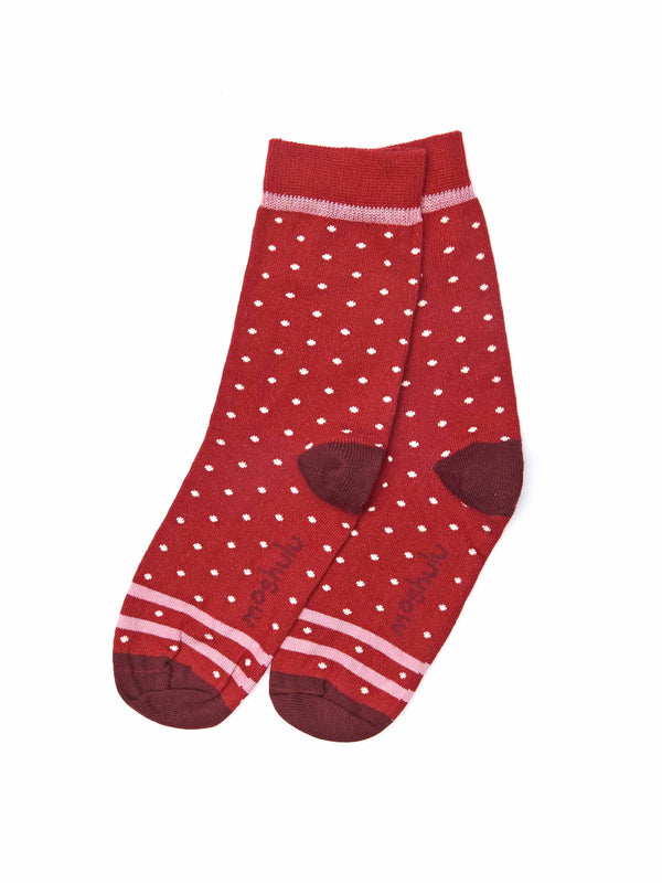 Multi CHRISTMAS SOCK BOX FOR HER - CHRISTMAS SOCK BOX FOR HER TREE LIPSTICK RED SPOT
