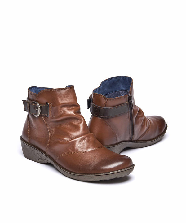BOURBON 2 PECAN/BROWN LEATHER