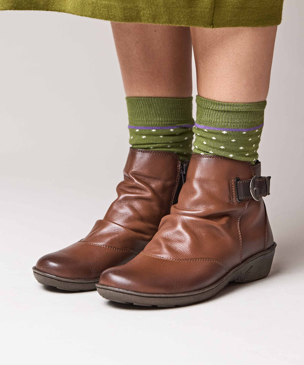 BOURBON 2 PECAN/BROWN LEATHER