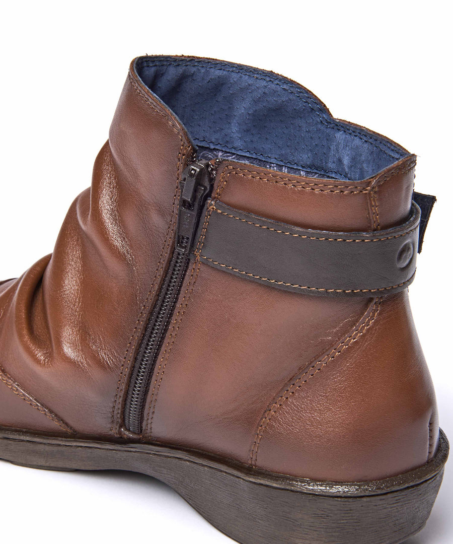 BOURBON 2 PECAN/BROWN LEATHER