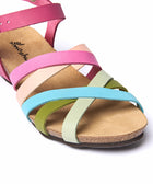 ZILLA FUCHSIA MULTI LEATHER