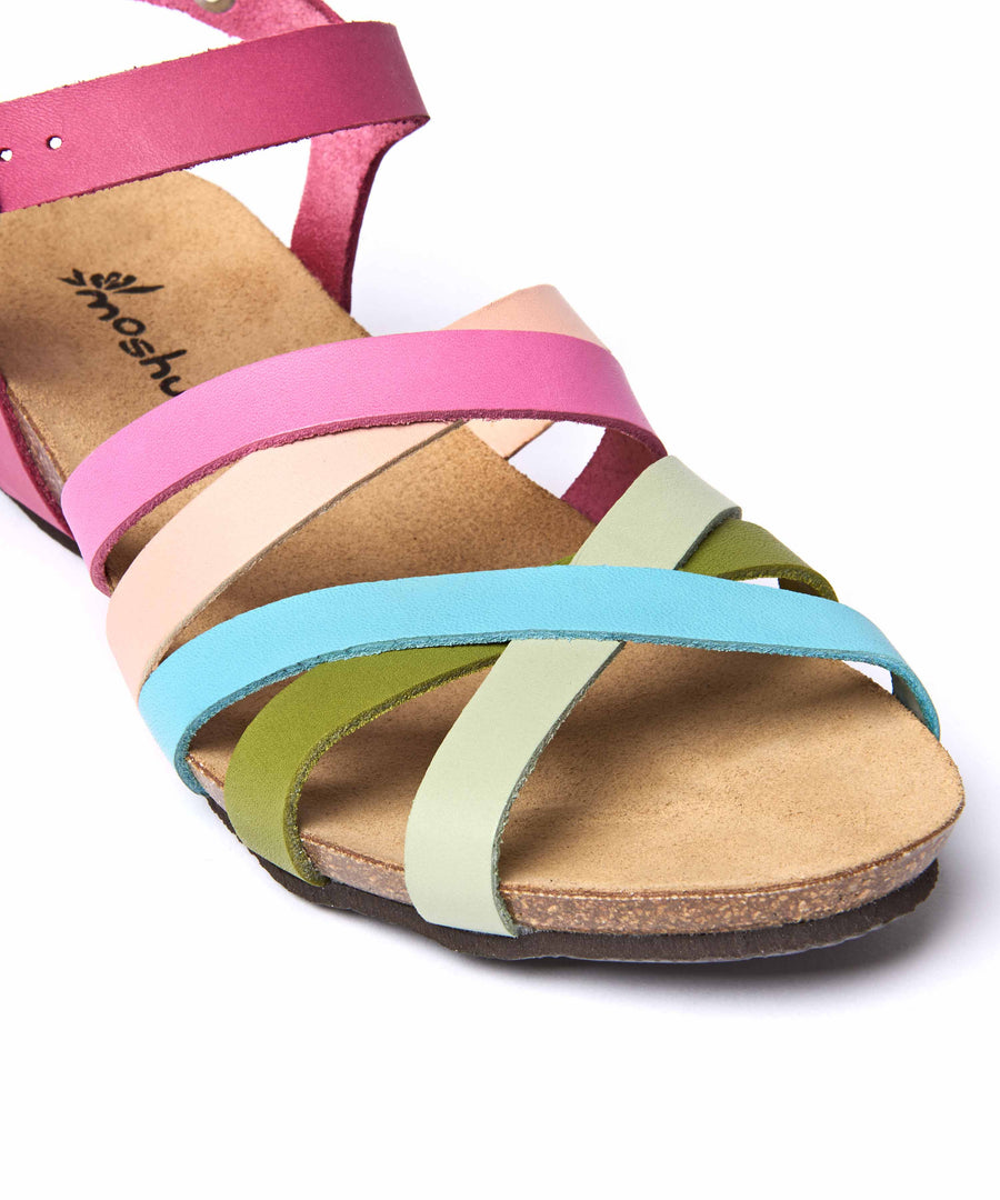 ZILLA FUCHSIA MULTI LEATHER