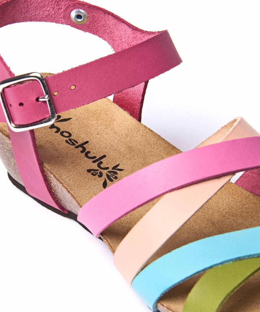 ZILLA FUCHSIA MULTI LEATHER