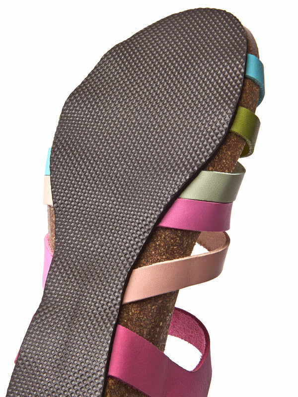 ZILLA FUCHSIA MULTI LEATHER