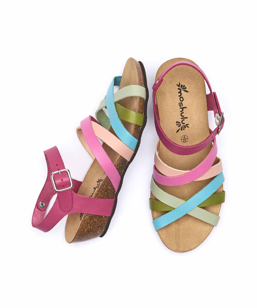 ZILLA FUCHSIA MULTI LEATHER