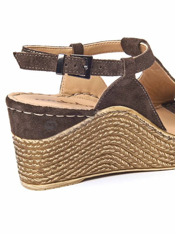 PEACH MELBA 2 BROWN SUEDE