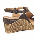 PEACH MELBA 2 BROWN SUEDE