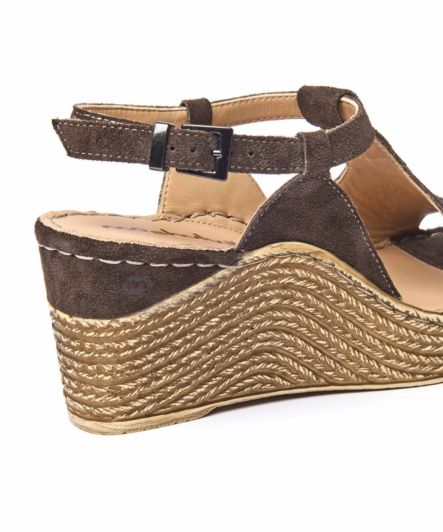 PEACH MELBA 2 BROWN SUEDE