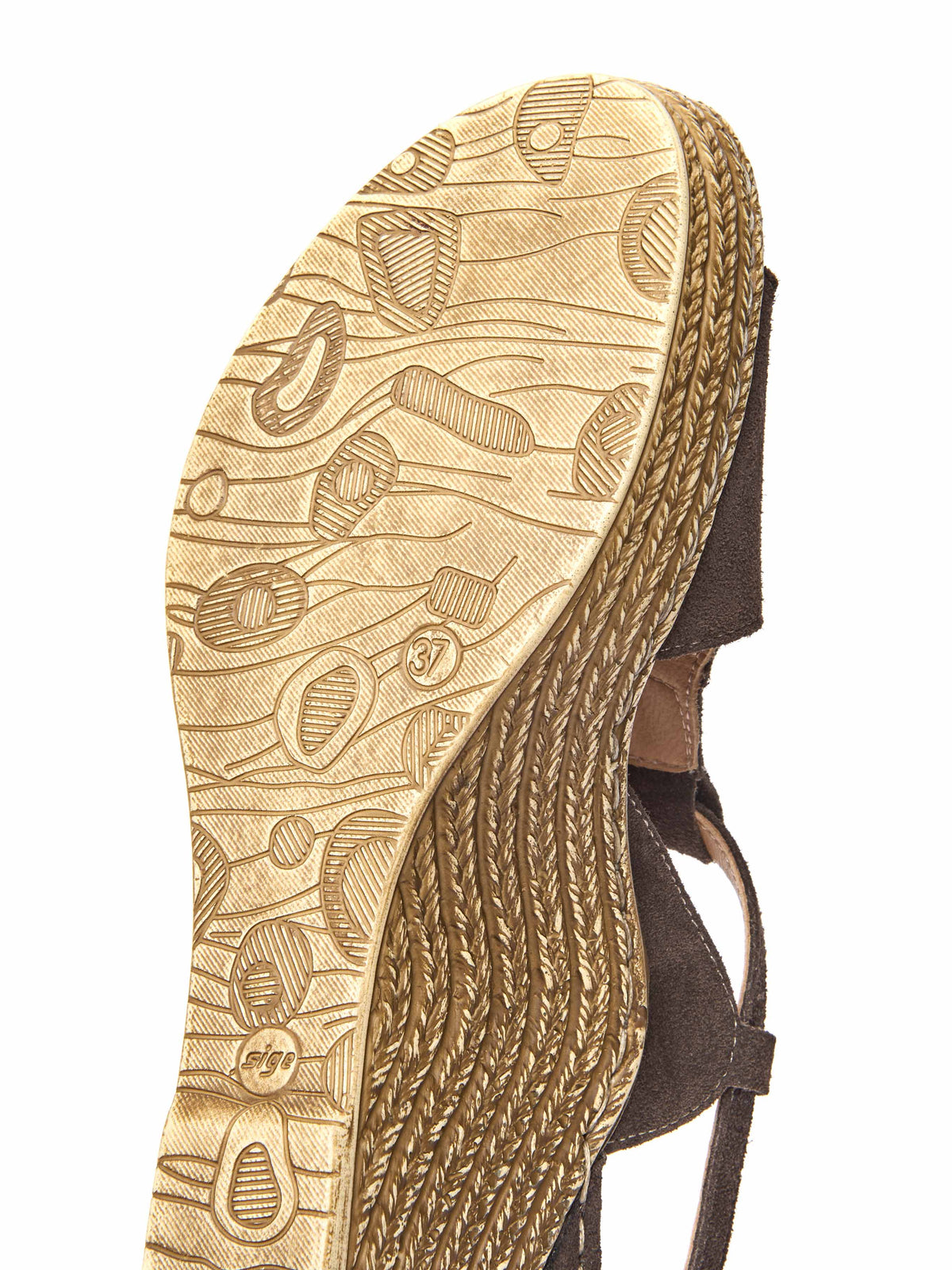 PEACH MELBA 2 BROWN SUEDE