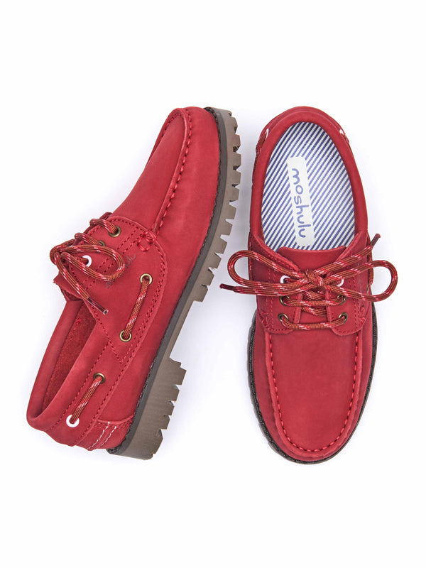 Red DARTMOOR 3 - DARTMOOR 3 RED NUBUCK