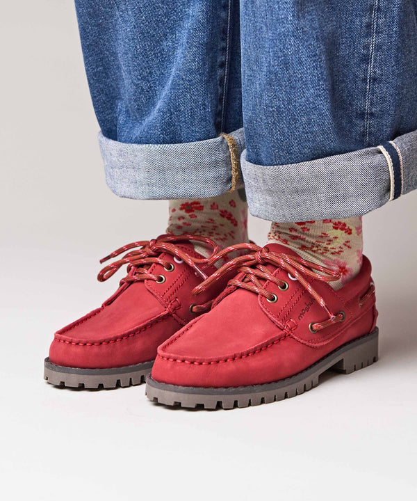 DARTMOOR 3 RED NUBUCK