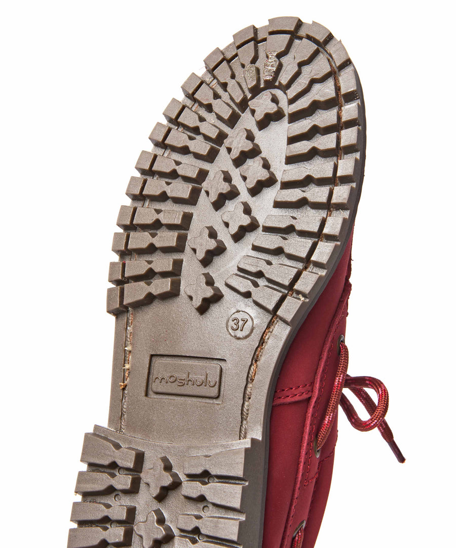 DARTMOOR 3 RED NUBUCK