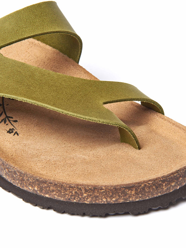 WILMA WAXY PESTO GREEN