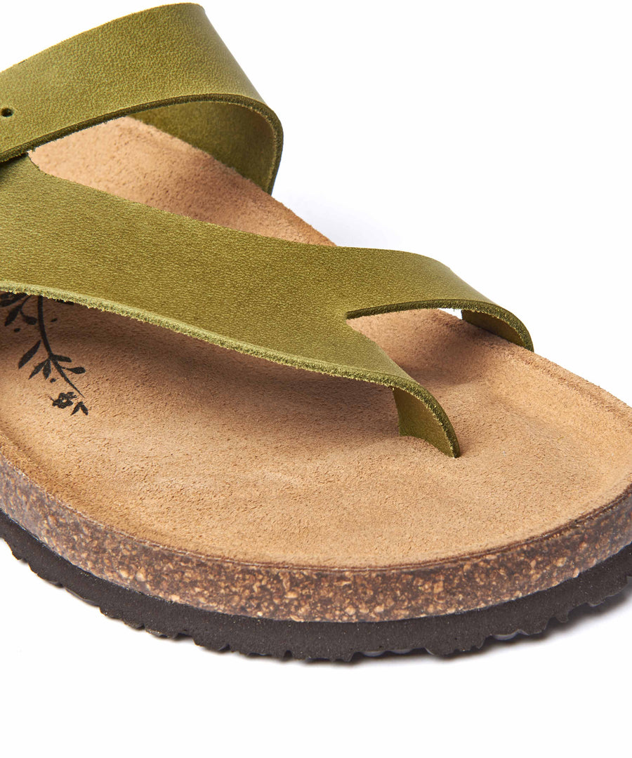 WILMA WAXY PESTO GREEN