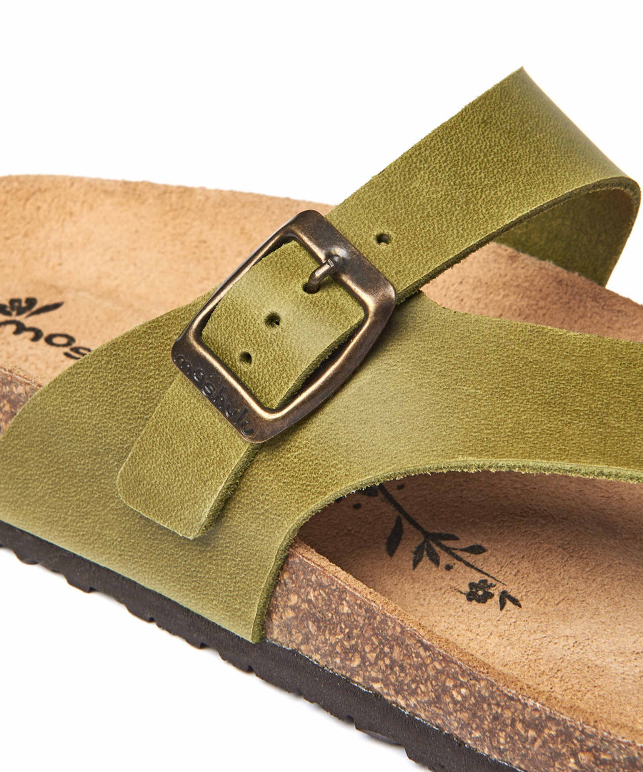 WILMA WAXY PESTO GREEN