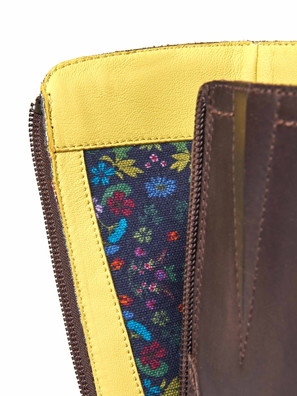 Brown long leather wedge boots - STARGAZER CHOCOLATE