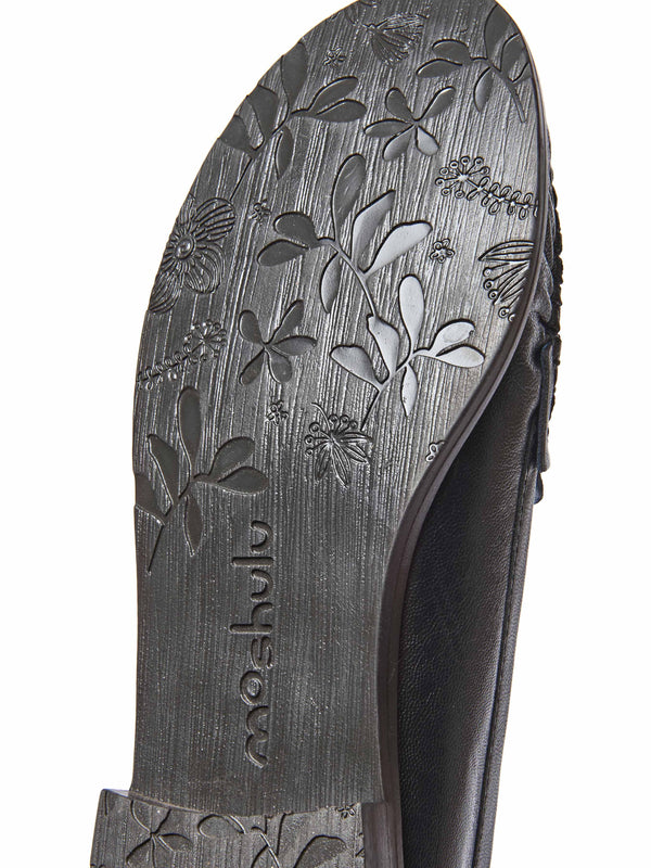 Black classic leather penny loafers - PETREL LEATHER BLACK LEATHER