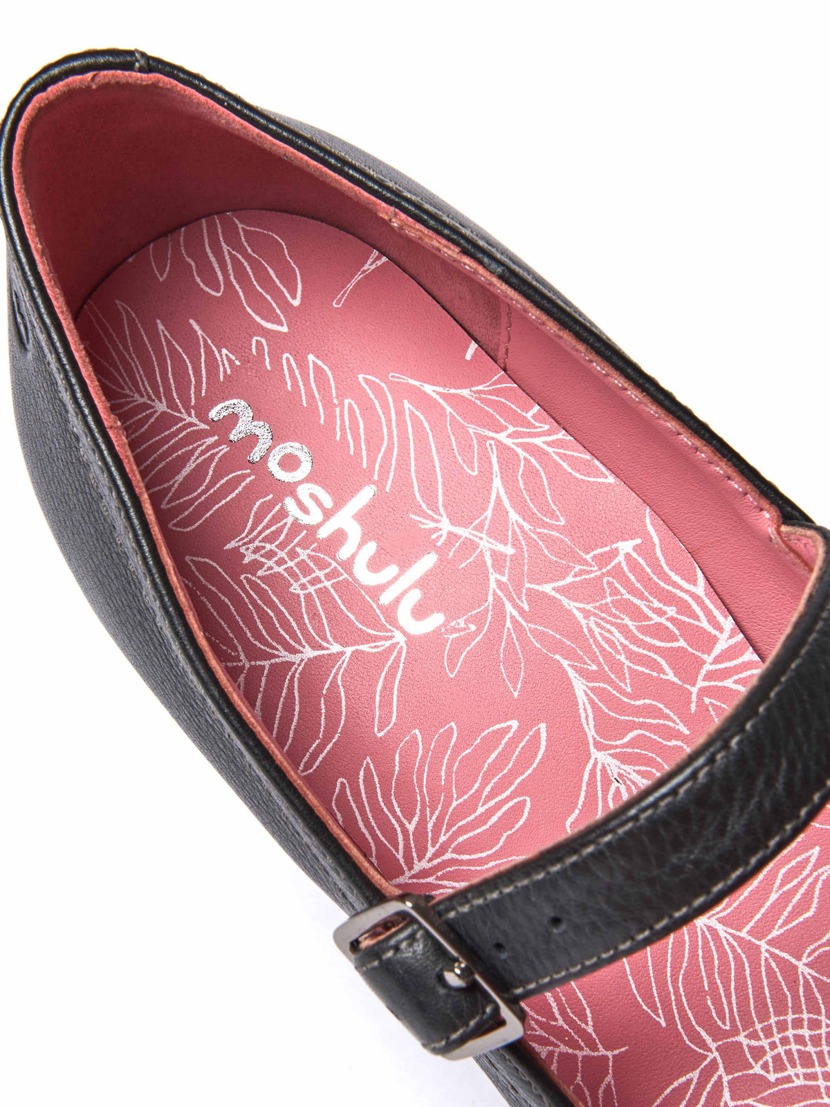 Black Mary Jane leather bar shoes - BIAMBI BLACK