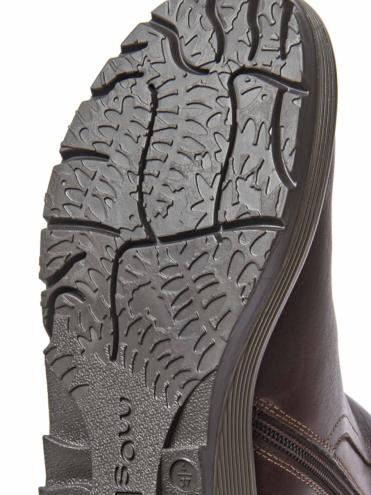 Brown leather ankle boots - KOS CHOCOLATE