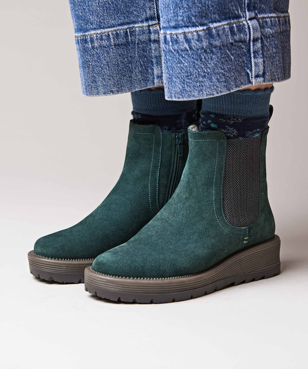 KOS PINE GREEN SUEDE