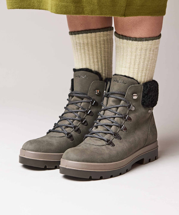 BEDEW OLIVE GREEN NUBUCK