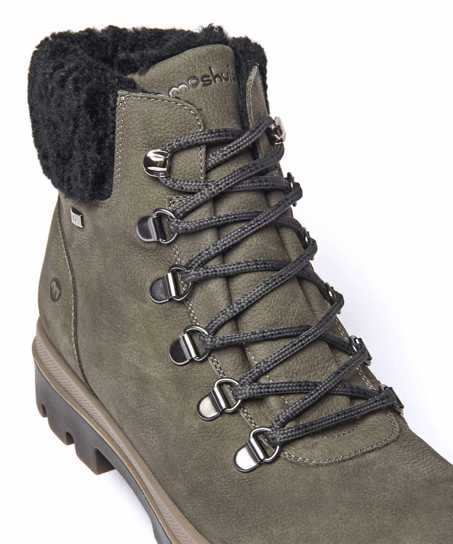 BEDEW OLIVE GREEN NUBUCK