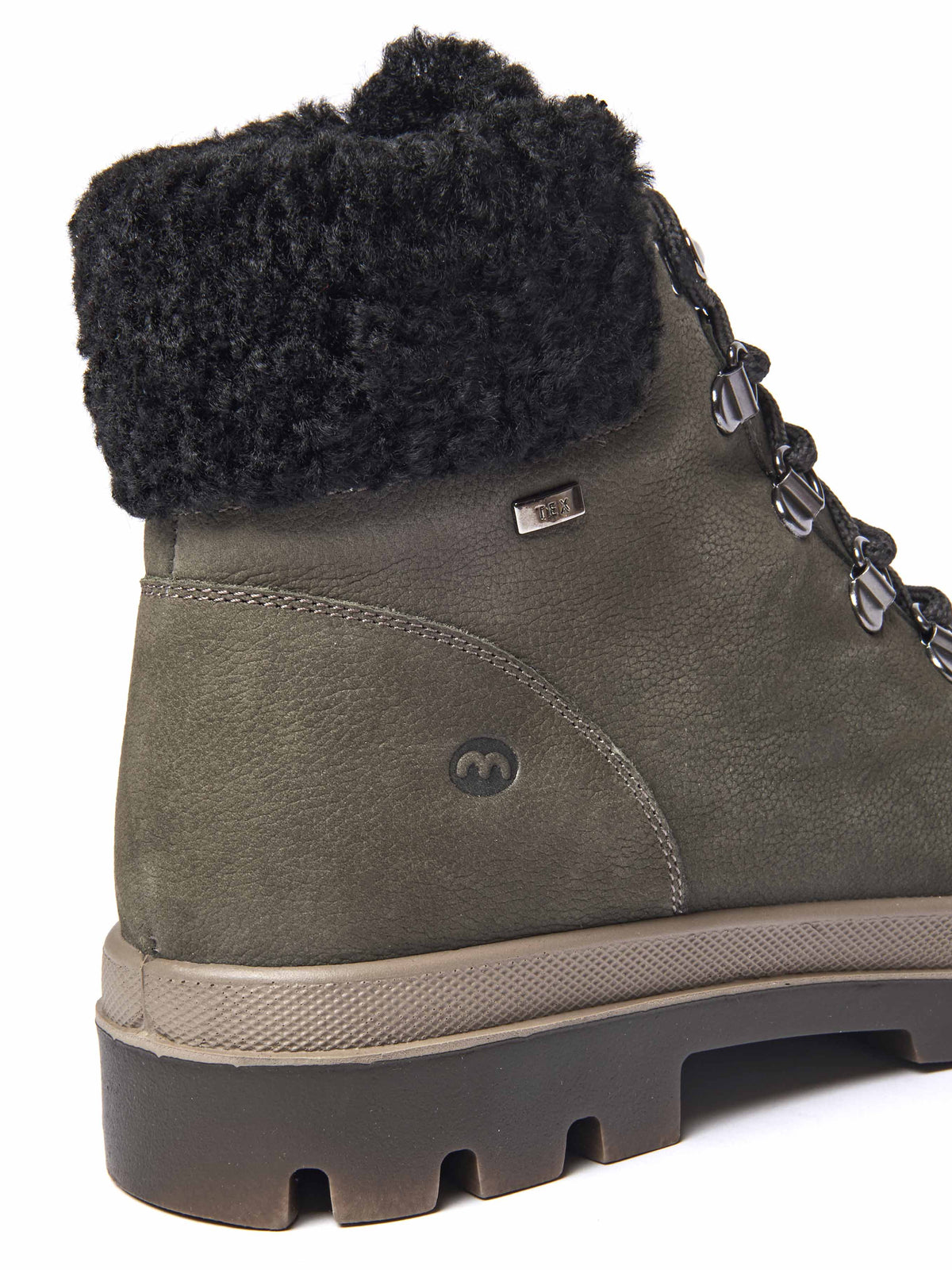 Green water resistant ankle boots - BEDEW OLIVE GREEN NUBUCK