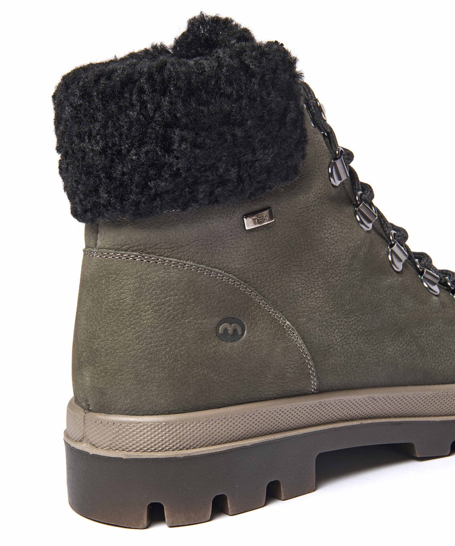 BEDEW OLIVE GREEN NUBUCK