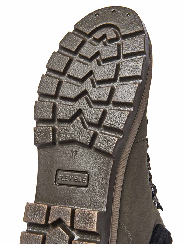 Green water resistant ankle boots - BEDEW OLIVE GREEN NUBUCK