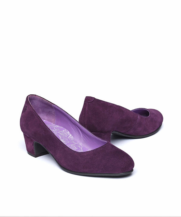 KEEL SUEDE PLUM