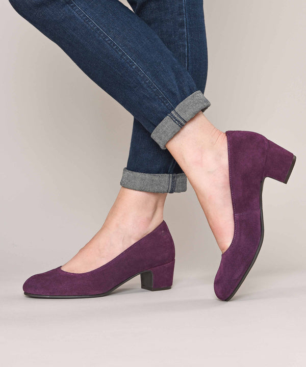 KEEL SUEDE PLUM