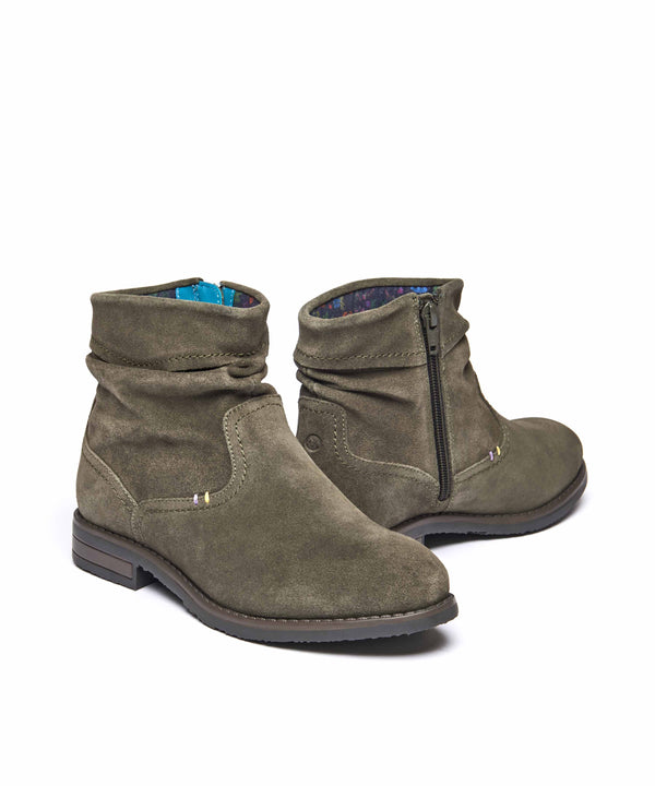 PIPISTRELLE 3 OLIVE GREEN SUEDE