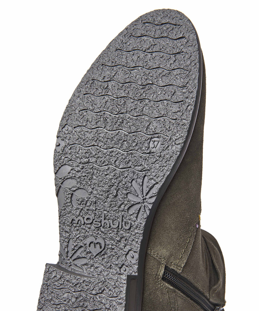 PIPISTRELLE 3 OLIVE GREEN SUEDE