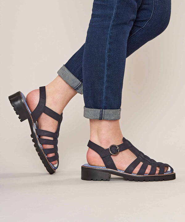 KYNANCE INDIGO NUBUCK