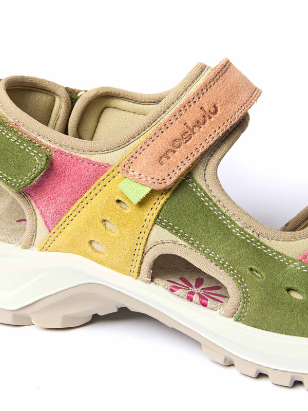 WEMBURY LICHEN GREEN MULTI