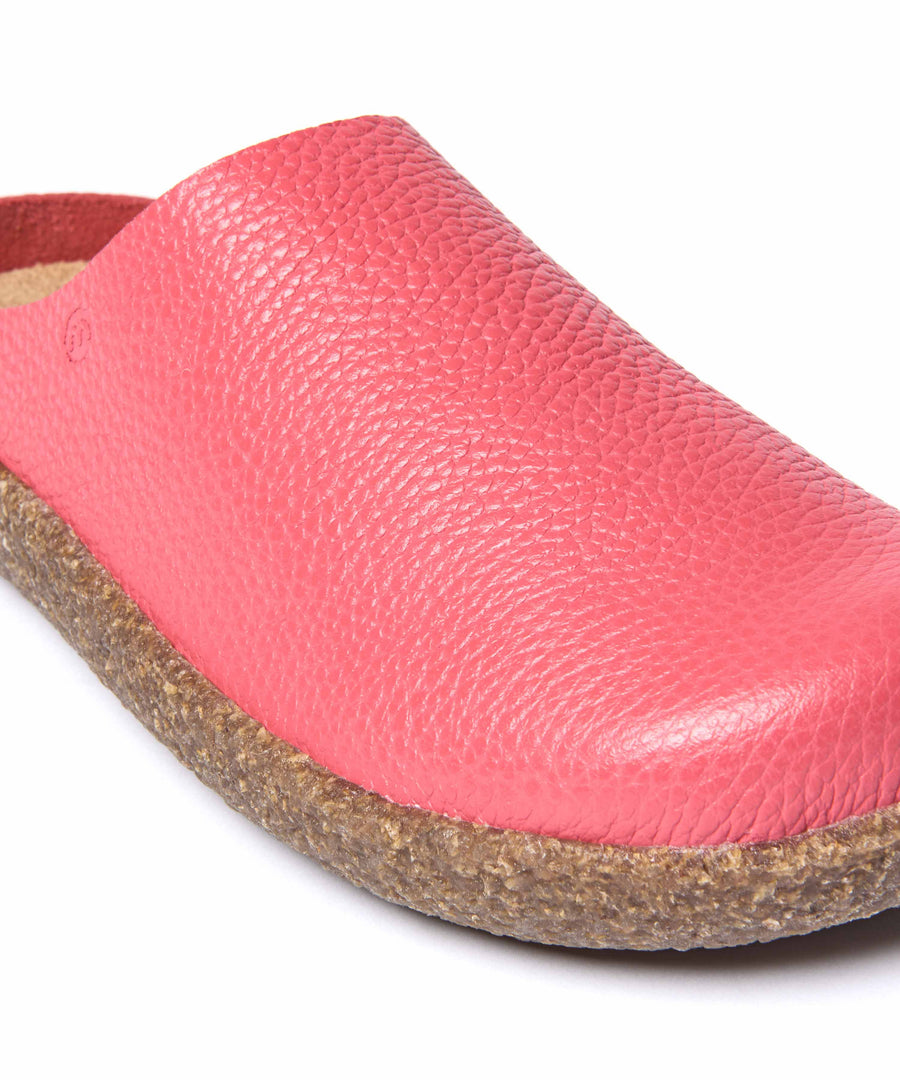 PEVENSEY CORAL PINK LEATHER