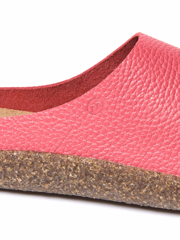 PEVENSEY CORAL PINK LEATHER