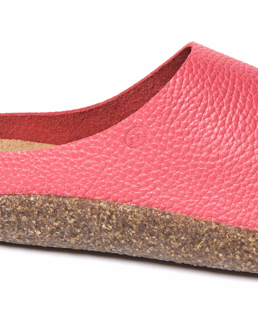 PEVENSEY CORAL PINK LEATHER