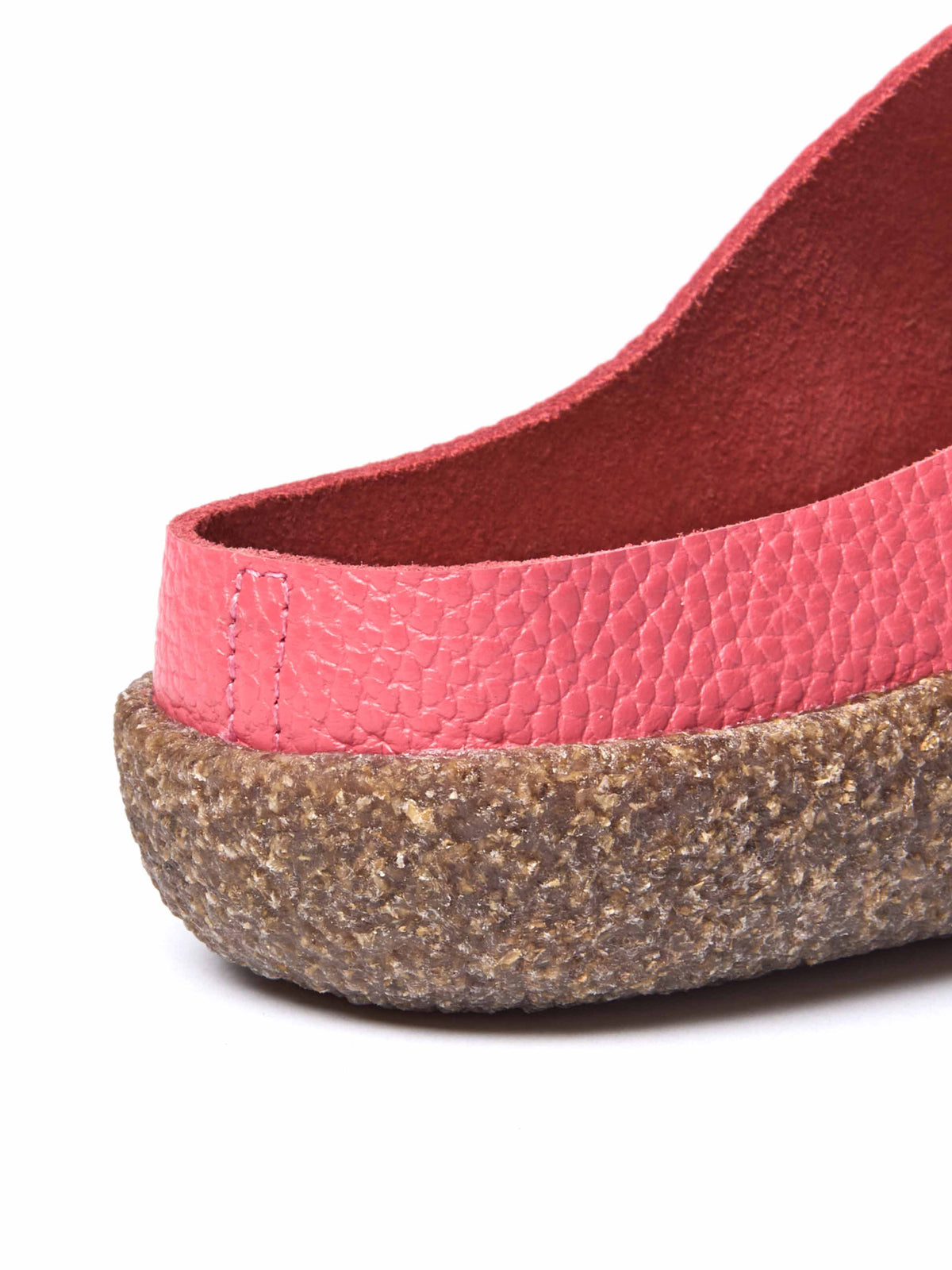 PEVENSEY CORAL PINK LEATHER