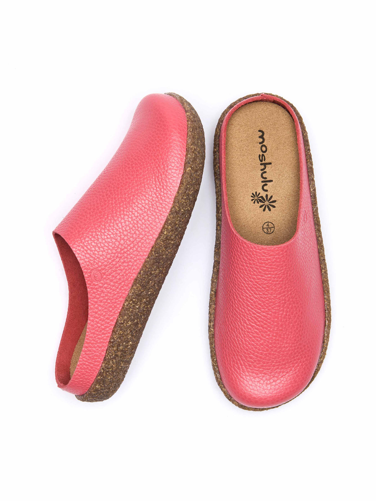 PEVENSEY CORAL PINK LEATHER