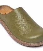 PEVENSEY OLIVE GREEN LEATHER